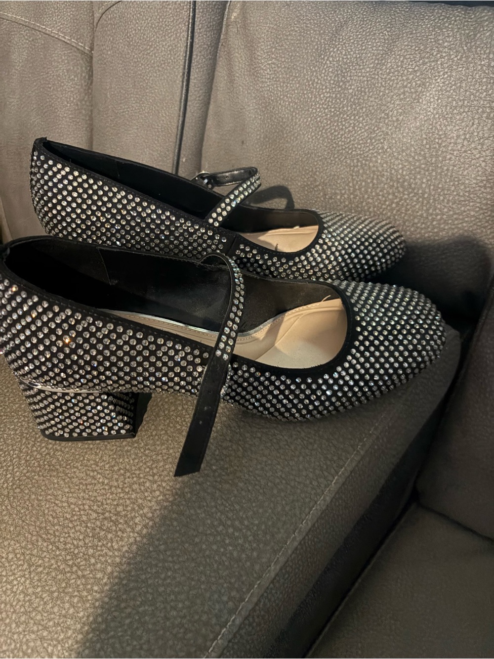 Kelly and Katie Rhinestone Mary Janes